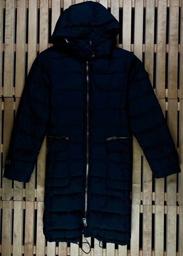 Women's Black Puffer Coat Down Jacket 