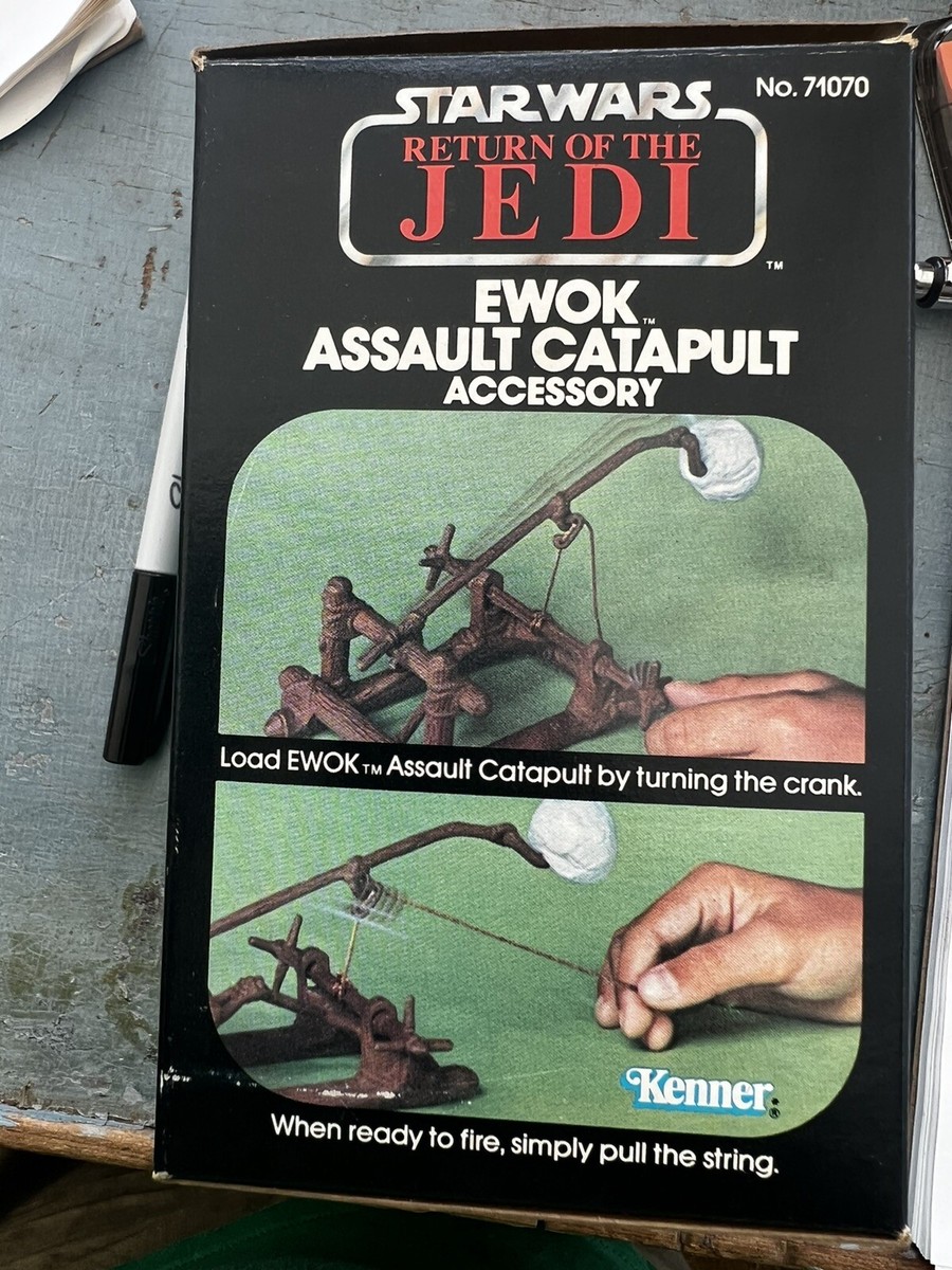 Vintage Star Wars Ewok Assault Catapult COMPLETE WITH BOX