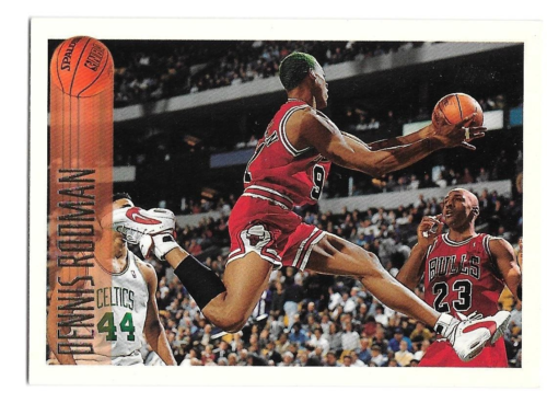 DENNIS RODMAN MICHAEL JORDAN 1996-97 TOPPS 176 CHICAGO BULLS HOF