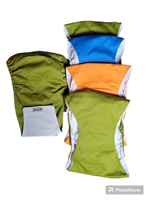 Jeuwith Washable Male Belly Bands,  Reusable Male Dog Diapers,  5pk Sz XL New