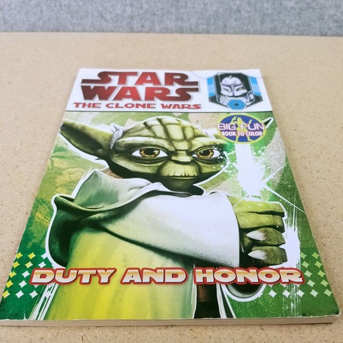 Star Wars the Clone Wars 2010 Coloring Book Duty and Honor Paperback New Unused - Picture 3 of 6