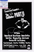 Francis Ford Coppola Signed The Godfather 2 11x17 Movie Poster Photo PSA COA