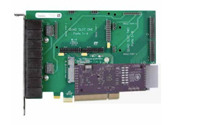 Digium 1A8A01F  8 Port Modular Analog PCI Card with echo cancellation - NEW