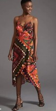 FARM RIO ANTHROPOLOGIE WRAP DRESS SIZE XSP NWT