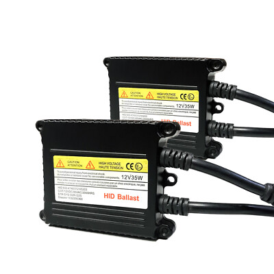 2X HID AC Ballast Xenon Kit 12V 35W Replacement Ultra Slim car Digital light