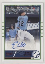 2020 Panini Chronicles Classics Auto Red 24/50 Evan White #CA-EW Auto 0co1