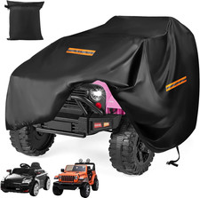 Kids Ride on Car Cover,Large Power Wheels Cover Waterproof,Heavy Duty 420D Unive