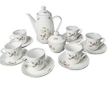 Vintage Kahla Children's Porcelain Floral Tea Set for 6 Germany