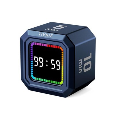 Kitchen Timer Visual Timer for Kids Color Display Gravity Sensor Cube