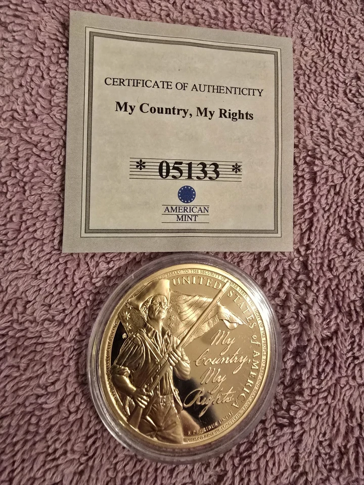 American Mint Collectible Patriotic Coins - Image 2 of 4