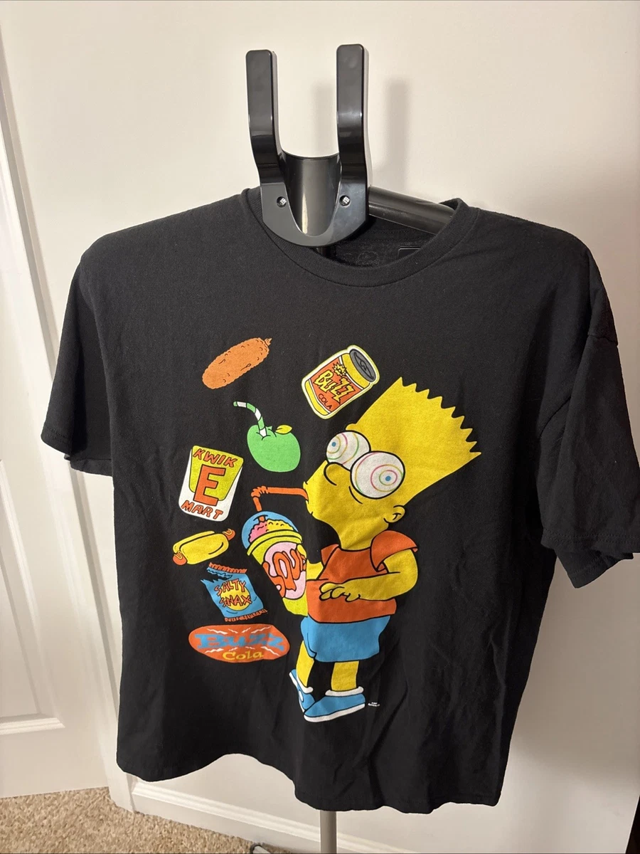 T-shirt Homer Simpson Blow Up – Noir, Taille L, Coton, état Excellent