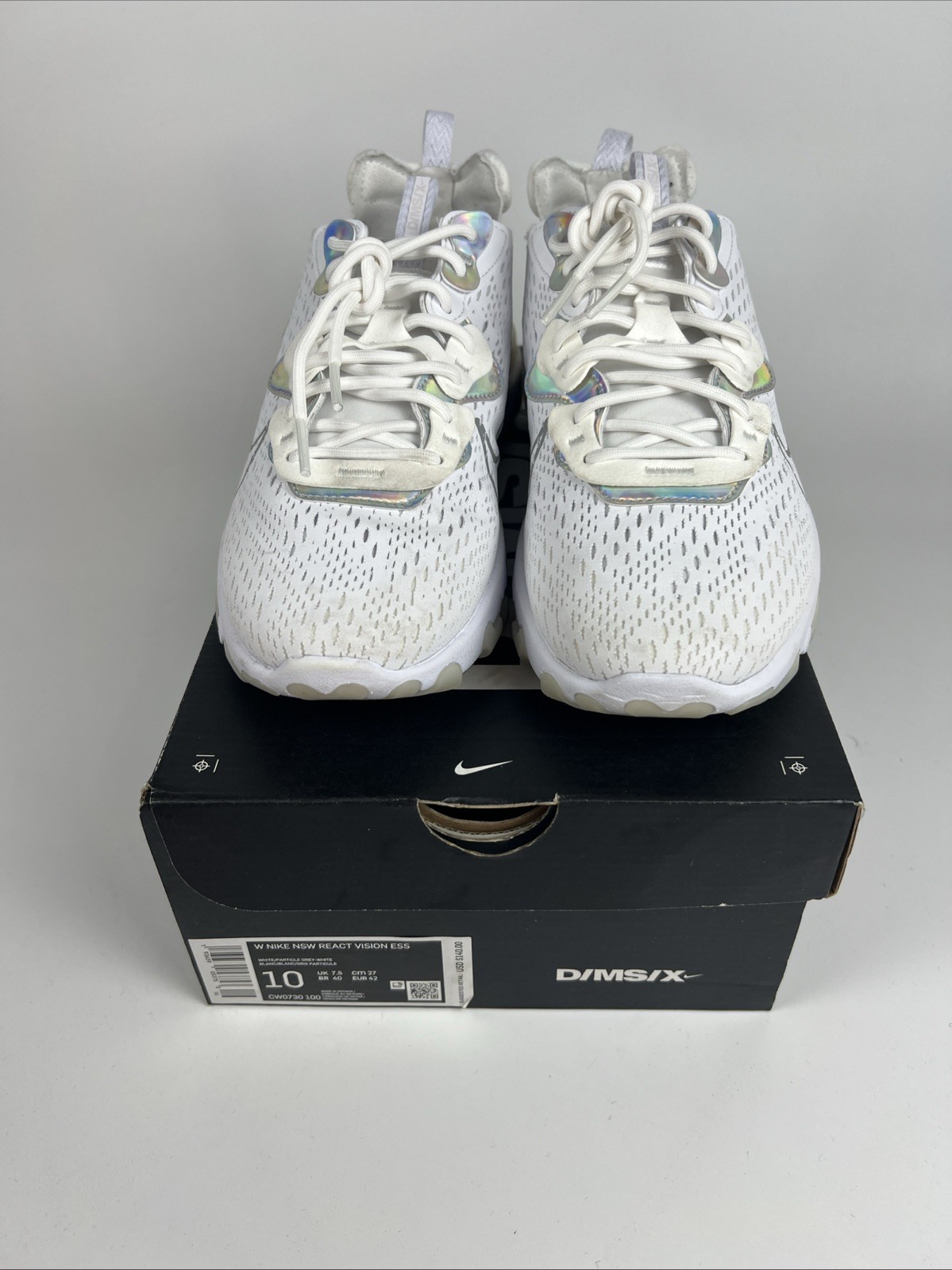 Nike React Vision-White/Particle Gray-Running Sne… - image 9