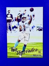 2020 Panini Chronicles Luminance Tua Tagovailoa #202 Rookie Card Pink Foil Miami. rookie card picture
