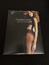 NOS Victoria's Secret High Leg Light Control Top Black Body By Victoria Size B