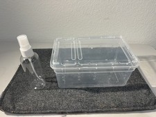 Breed Box Kit for Reptile, Tarantula and Isopod Small Enclosure, Spray Bottle 