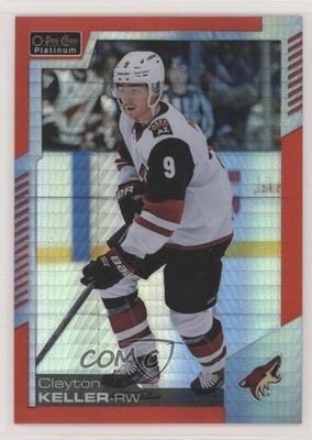 2020-21 O-Pee-Chee Platinum Red Prism /199 Clayton Keller #30 a2k