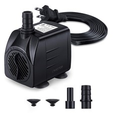 CWKJ Fountain Pump, 220GPH 15W 900L/H Submersible Water Pump, Durable Outdoo...