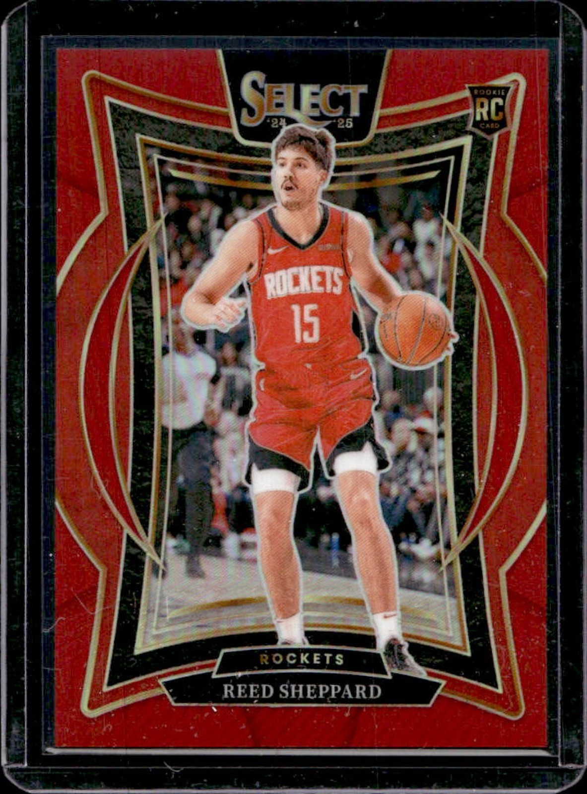 2024-25 Select Reed Sheppard Concourse RC Red Prizm #/199 Rockets
