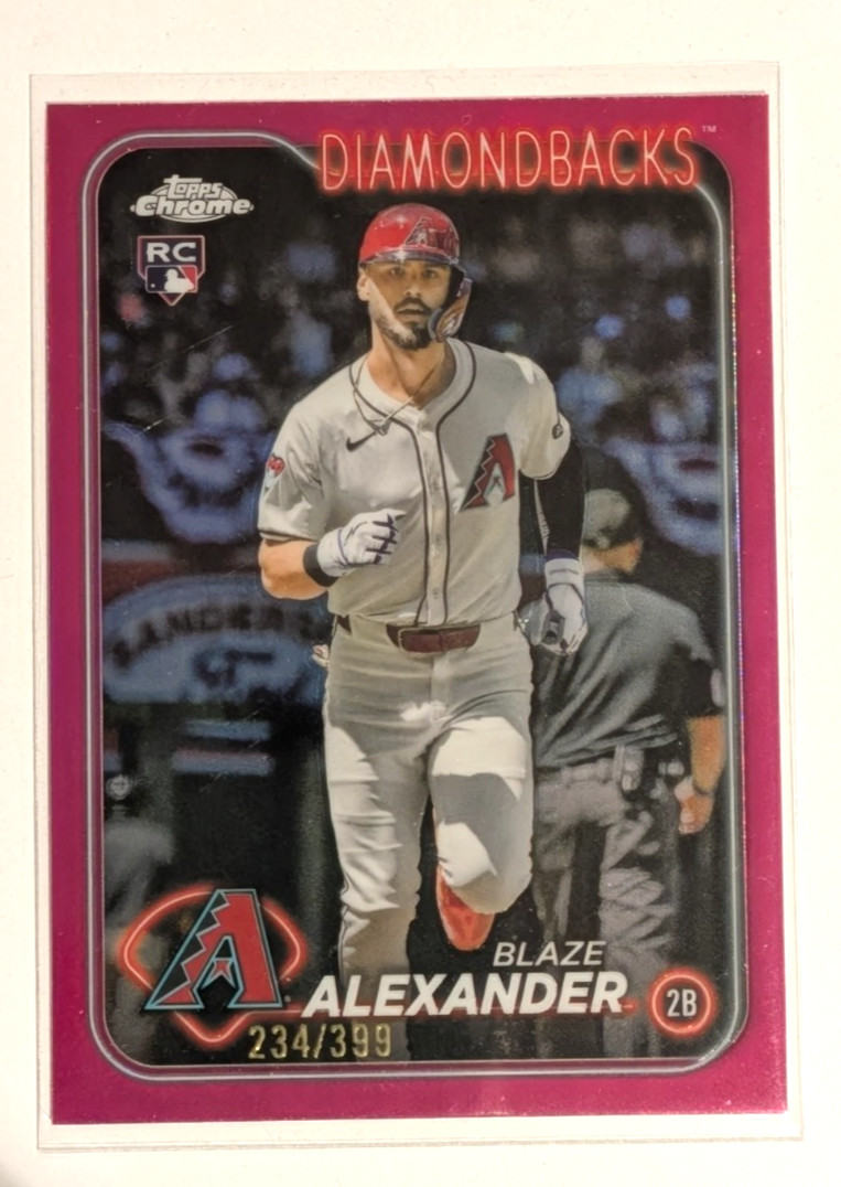 2024 Topps Chrome Update Series - Blaze Alexander #USC53 Magenta Refractor /399