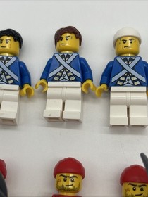 Lot 18 LEGO Pirate Chess Minifigures 40158 Chess Queen Soldiers Army Incomplete