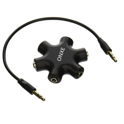ONXE Multi Headphone Splitter,3.5mm Headset Jack Audio Adapter 5 Way Earphone...