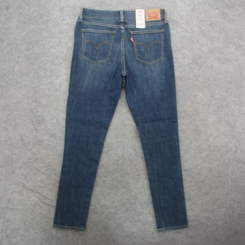 Levis 711 Skinny Jeans Womens 10 Blue Denim Mid Rise W30 L30 NWT 18881-0209 - Picture 7 of 13