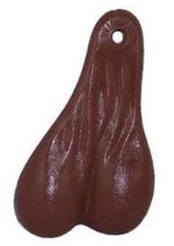 Truck Nuts, Solid Color-8" Tall Series, Made in USA Brown