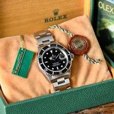 Rolex Submariner Date 16610 Oyster Perpetual 1995 W Serial Dive Watch Boxed Set