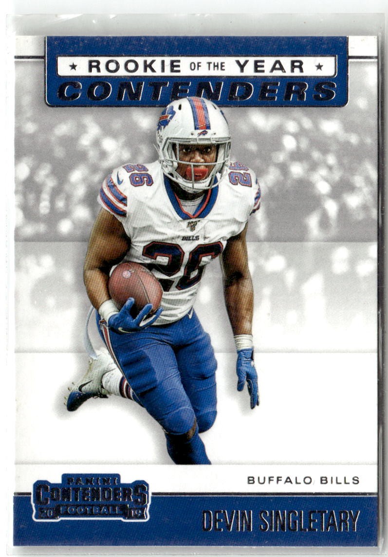 2019 Panini Contenders #RYA-DS Devin Singletary Rookie of the Year Contenders