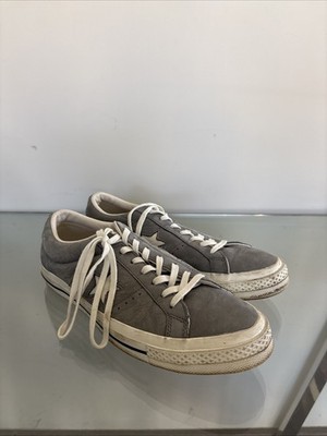 Converse Chuck Taylor One Star Ox Vintage Light Gray / White Size 10 