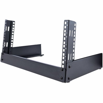 Startech.Com 2-Posten 4U Desktop Server Rack, kleiner offener Rahmen 19 Zoll Computer Rack,