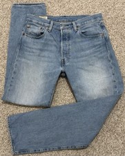Levi s 501 93 Button Fly Classic Straight Leg Fit Men s 33 X 32 Premium Denim