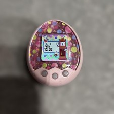 Bandai Tamagotchi Mix Pink Polka Dot Pattern Virtual Pet Toy Tested No Box Used
