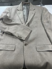 Men’s Blazer Silk Wool Tweed Herringbone 42 REG NWT Made In USA luxury Preppy