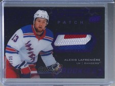 2020-21 SPx UD Black Obsidian Rookies Purple 32/35 Alexis Lafreniere Patch 0v7