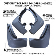 Mud Flaps Fits For 2020 2021 2022 Ford Explorer Front Rear Mud Guards Splash Mud Flaps Fits For 2020 2021 2022 Ford Explorer Front Rear Mud Guards Splash