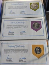 British Virgin Islands 1973 6-Coin Specimen Set 1 $ IS .925 STERLING SILVER