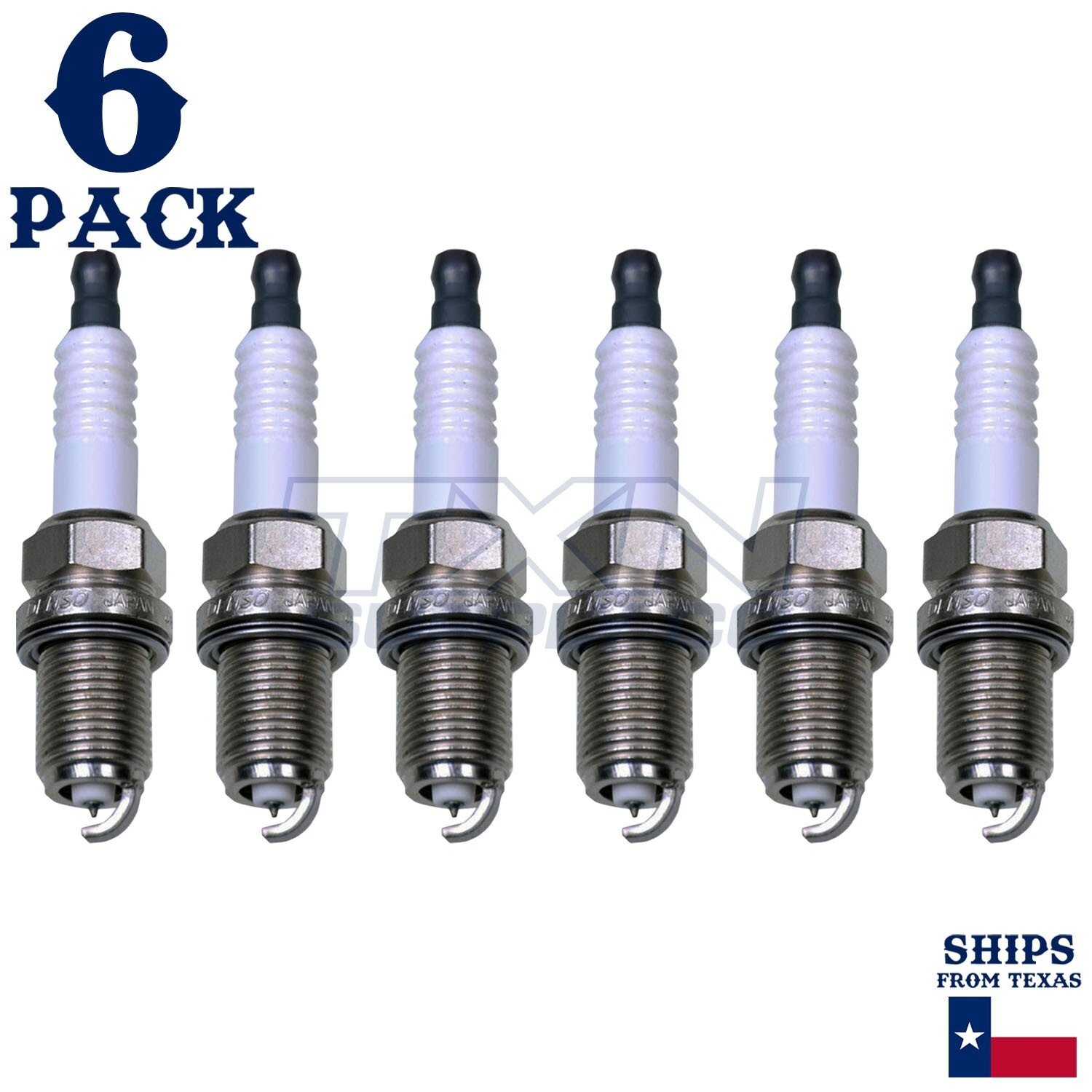 6 Pack Denso 3419 Iridium Long Life Spark Plugs SK22PR-M11S