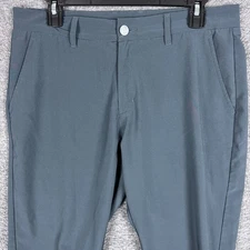 Primo Pants Mens 32 Regular Gray Tapered Golf Stretch Performance Ankle Zip