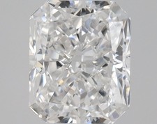 Cert. GIA 1.01 CT Radiant Cut Natural Mined Diamond Loose D color SI1 clarity 3613.86 per carat