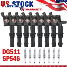 8Pack Ignition Coils & Iridium Spark Plugs For Ford F150 5.4L V8 2005-2008 DG511