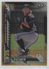 2016 Bowman Scouts' Top 100 Gold Refractor 46/50 Carson Fulmer #BTP-35 1j6