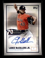 2021 Topps #70YA-LM Lance McCullers Jr. 70 Years of Baseball Autographs