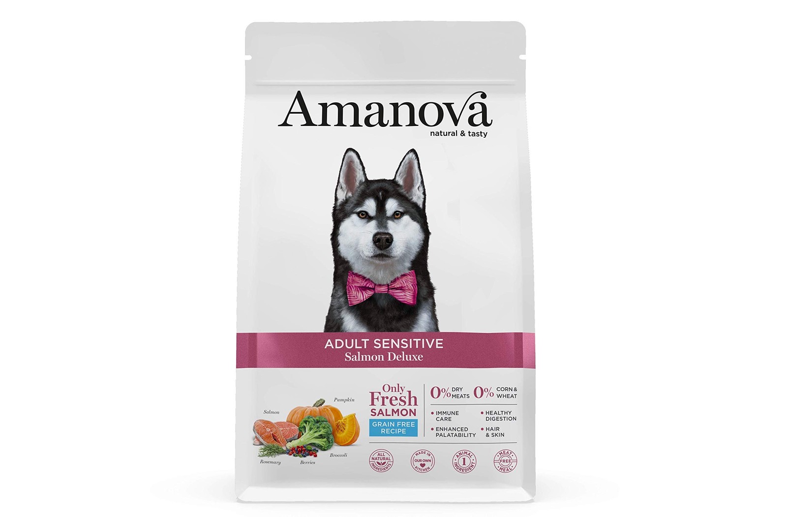 Cibo Cani Amanova Salmone 2kg: Risultati Professionali in Ciotola