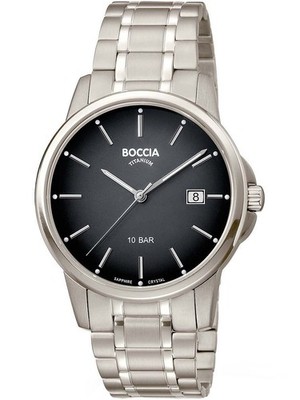Boccia 3633-07 men`s watch titanium Mens Watch 40mm 10ATM