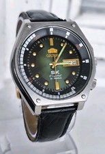 Japane Watch Orient SK Sea King Crystal KD King Diver Green Dial Watch SERVISED