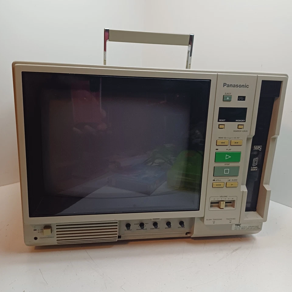 Panasonic AG-500-E Color Television/Video Recorder TESTED VCR VHS Cult CRT 10" - Image 3 of 4
