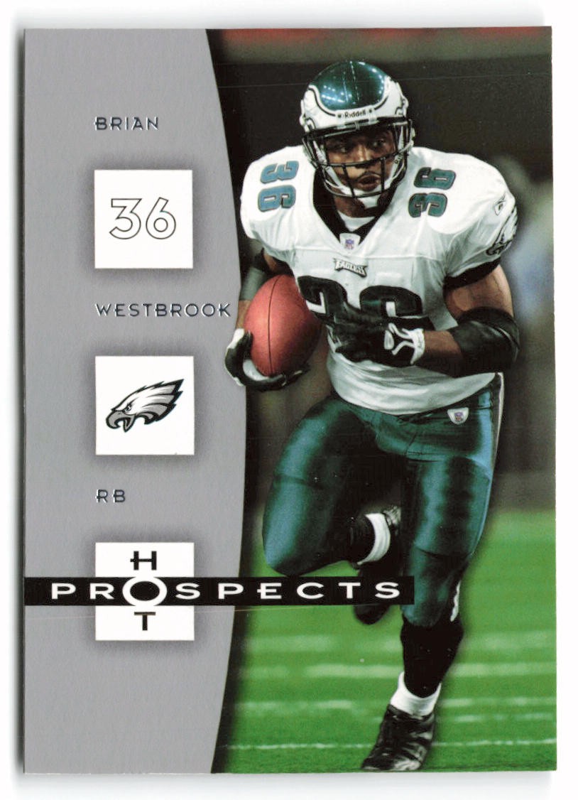 2006 Fleer Hot Prospects #74 Brian Westbrook Philadelphia Eagles