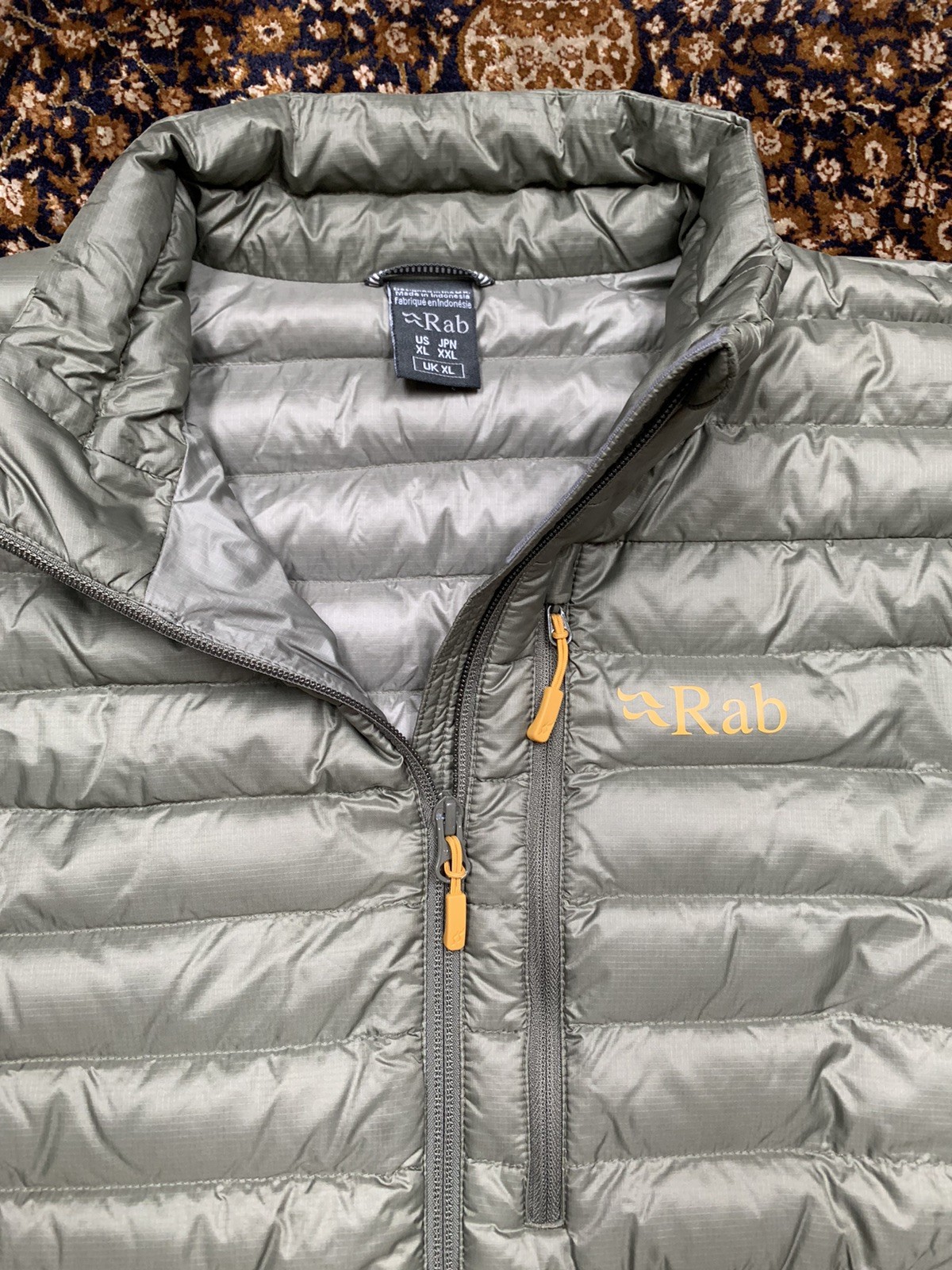 Rab Microlight Down Puffer Jacket Full Zip Pertex… - image 2