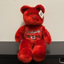 Dale Earnhardt Jr 8 Red Teddy Bear Plush 23 Karat Gold'n Bears 14" New